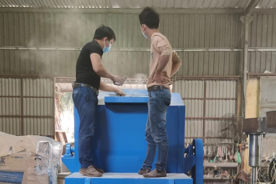 Quy trình sản xuất bột trét tường